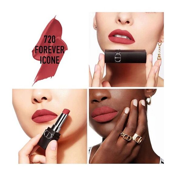NIB DIOR Rouge Dior Forever 720 Forever Icone Lipstick - Picture 3 of 5
